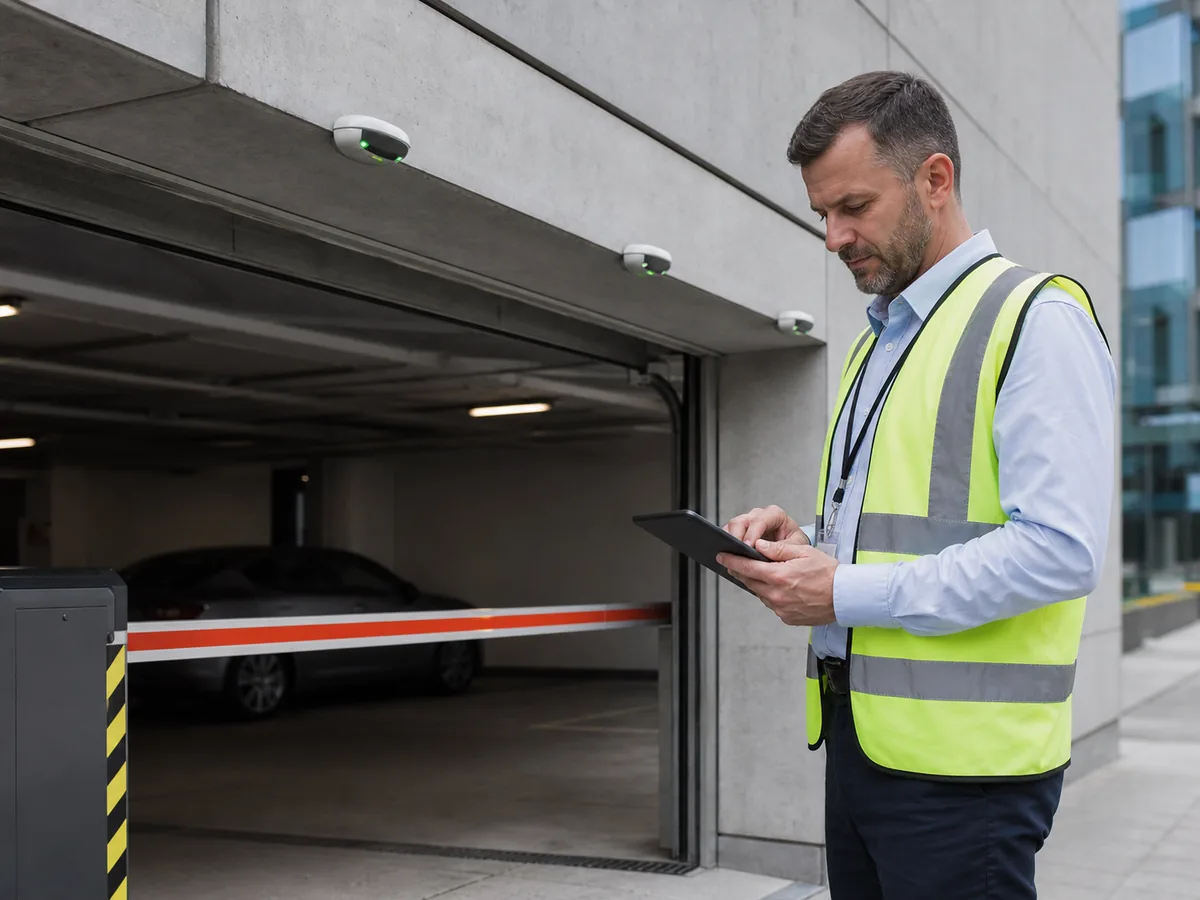 Editorial illustration for Car parking management system