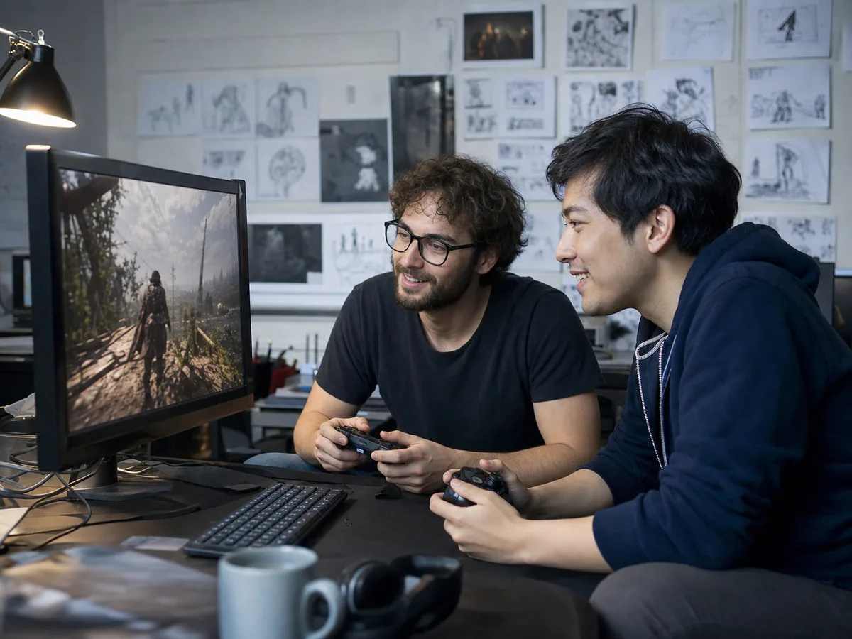 Editorial illustration for Gaming platform experience